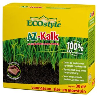 Ecostyle AZ-Kalk - 2 kg - kalk voor 20 m2