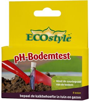 Ecostyle pH-Bodemtest - zuurgraadtest voor 8 tests