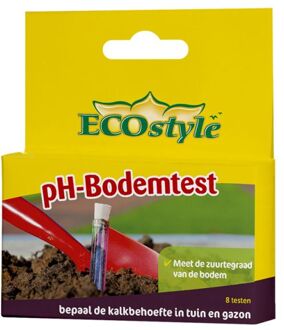 Ecostyle pH-Bodemtest - zuurgraadtest voor 8 tests