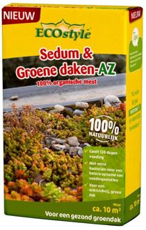 Ecostyle Sedum en groene daken AZ - Siertuinmest - 800 gram