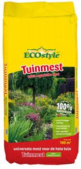 Ecostyle Tuinmest - 10 kg - algemene tuinmeststof voor 100 m2