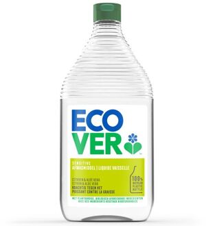 Ecover Afwasmiddel - Citroen & Aloë Vera - Krachtig tegen vet - 8 x 950 ml - Voordeelverpakking
