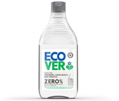 Ecover Afwasmiddel - ZERO - Gevoelige huid - 8 x 450 ml - Voordeelverpakking
