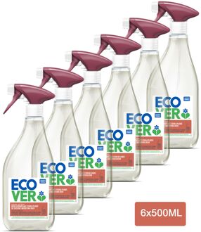 Ecover Power Cleaner Oven en Kookplaat Spray - Jasmijn & Sinaasappel - 6 x 500 ml - Voordeelverpakking