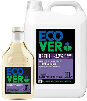 Ecover Vloeibaar Wasmiddel Donkere & Zwarte Was Refill Bundel