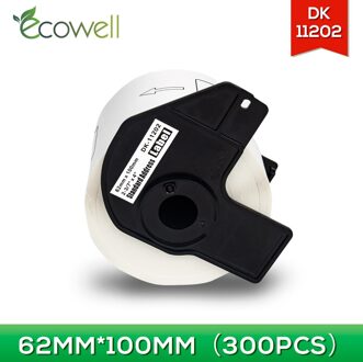 Ecowell Compatibel DK-11202 DK-1202 Label Compatibel Voor Brother QL-710W QL-1050 QL-1060N QL-500 Label Printer DK11202 Dk 11202