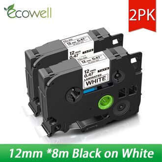 Ecowell Waterdichte Beschermende Tas Voor Brother 231 PTH110 PT-H110 Label Maker Eva Hard Case Portable Travel Carry Doos 2roze zwart on wit