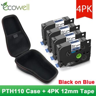 Ecowell Waterdichte Beschermende Tas Voor Brother 231 PTH110 PT-H110 Label Maker Eva Hard Case Portable Travel Carry Doos Case - 4roze 531