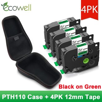 Ecowell Waterdichte Beschermende Tas Voor Brother 231 PTH110 PT-H110 Label Maker Eva Hard Case Portable Travel Carry Doos Case - 4roze 731
