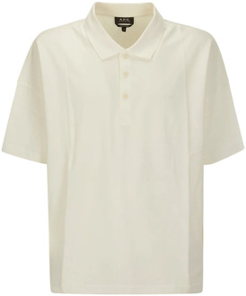 Ecru Polo Shirt A.p.c. , Beige , Heren - L,S