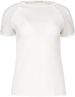 Ecru top met korte mouwen - L