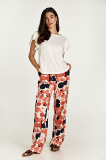 Ecru top met ruches - EU 46 / UK 18