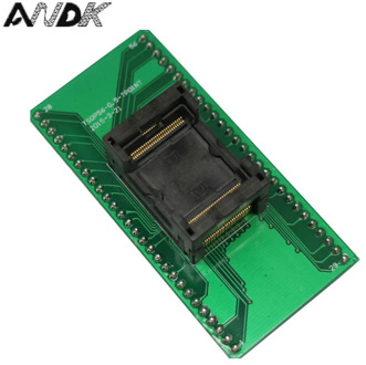 ECU TSOP56 Programming Socket Pitch 0.5mm Chip Size 14x18mm Open Top IC Test Socket Flash Adapter