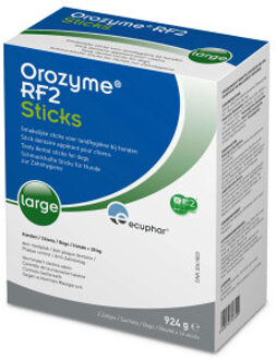 Ecuphar Orozyme RF2 dental sticks L voor de hond 1 doos (28 x 33 g)