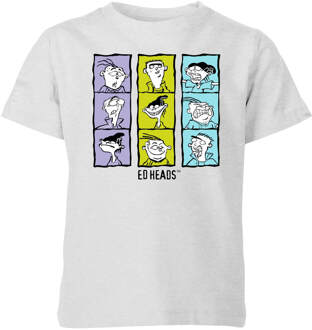 Ed, Edd n Eddy Heads Kids' T-Shirt - Grey - 122/128 (7-8 jaar) Grijs - M