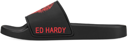 Ed Hardy Trendy Mode Sneakers Ed Hardy , Black , Heren - 40 EU