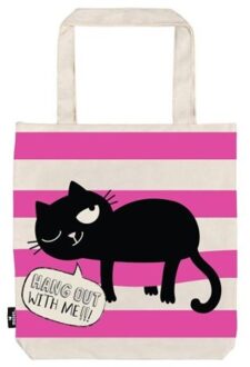 Ed, the cat katoenen tas 39 x 42 cm - hang out