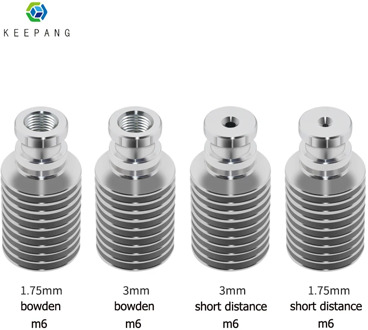 ED3 Heat Sink 3D Printer V5 J-head Extruder Radiator Remote All-Metal Long Short Distance Heat Pipe For E3D 1.75mm 3mm Feeding
