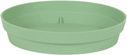 Eda Bloempot onderschaal Toscane - kunststof - groen - D35 cm - opvangschalen