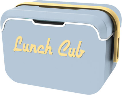Eda Lunch club POP koelbox - 5 liter - kunststof - licht blauw - 33 x 20 x 19 cm