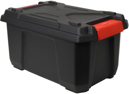 Eda outdoor/tuin opberg box Xpert Pro - vocht- en vorstbestendig - zwart - 40L - 57 x 36 x 30 cm