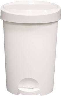 Eda Power Tower Stepy bin pedaalemmer 15 ltr voor zak 20 ltr wit