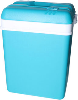 Eda Promotion koelbox - 15 liter - kunststof - blauw - 30 x 22 x 39 cm