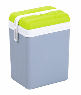 Eda Promotion koelbox - 15 liter - kunststof - grijs - 30 x 22 x 39 cm - Koelboxen