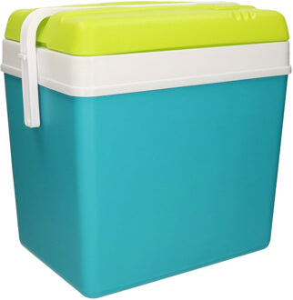 Eda Promotion koelbox - 24 liter - kunststof - blauw - 36 x 27 x 40
