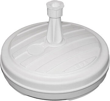 Eda Ronde parasolvoet wit 42 cm 13 liter - Parasolvoeten