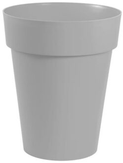 Eda Toscane Bloempot - kunststof - grijs - D44 x H53 cm - binnen- en buitenshuis