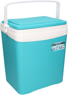 Eda Tropic koelbox - 25 liter - kunststof - blauw - 39 x 29 x 42 cm