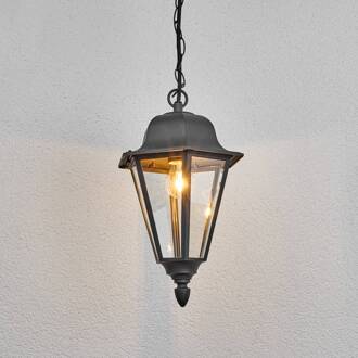 Edana buiten hanglamp, 40 cm, antraciet, E27, IP44 antraciet, helder