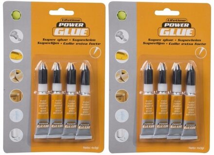 Edco Hobby superlijm tube 3 gram 8 stuks