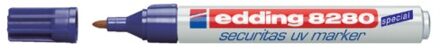 Edding 8280 securitas uv marker - transparant - 1,5-3mm Multikleur