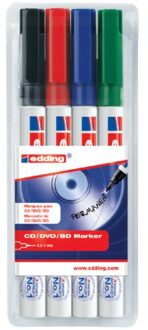 Edding Cd marker edding 8400 rond assorti 0.5-1.0mm etui a 4st