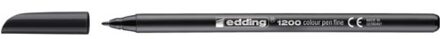 Edding Fineliner edding 1200 zwart 0.5-1mm