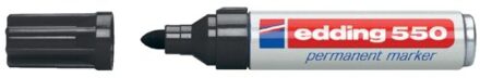 Edding permanente marker e-550 zwart Wit
