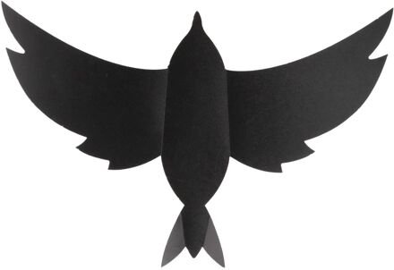 Edding Securit Krijtbordset 3d Vogel Zwart 7 Stuks Met Krijtmarker En Bevestigingsstrips