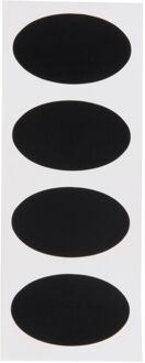 Edding Securit krijtbordsticker zelfklevend, ovaal, blister met 8 stuks