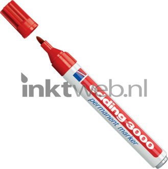 Edding Viltstift edding 3000 rond rood 1.5-3mm