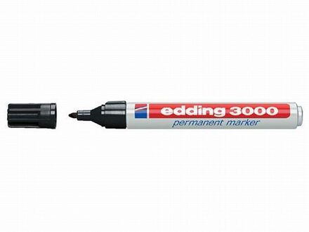 Edding Viltstift edding 3000 rond zwart 1.5-3mm