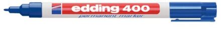 Edding Viltstift edding 400 rond blauw 1mm