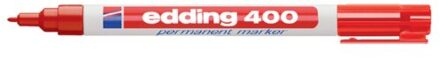 Edding Viltstift edding 400 rond rood 1mm