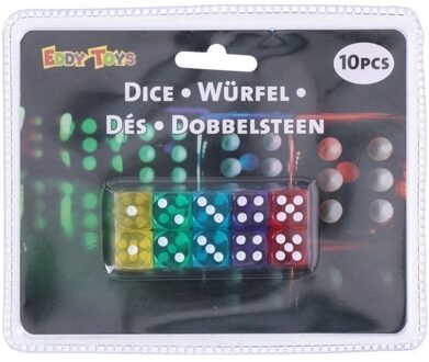 Eddy Dobbelstenen gekleurd: 10 stuks