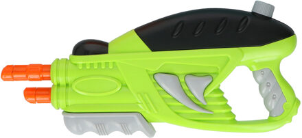 Eddy Toys 1x Waterpistolen/waterpistool groen van 42 cm 350 ml kinderspeelgoed