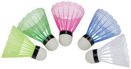 Eddy Toys Badminton Shuttles Multicolor 5 Stuks