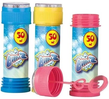 Eddy Toys Bellenblaas - 24x stuks - 50 ml - buitenspeelgoed