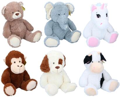 Eddy Toys Pluche dier zittend ca.60cm verschillende