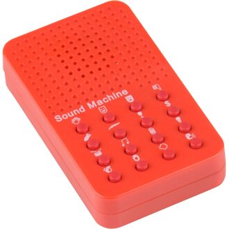Eddy Toys Sound Machine Rood 6 X 10 Cm